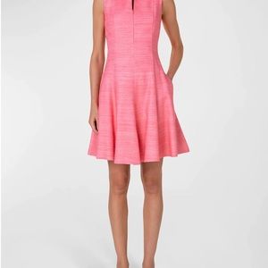 New Akris pink raw silk dress